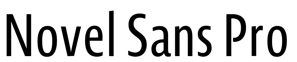 Novel-Sans-Pro-XCmp-Regular font family download free