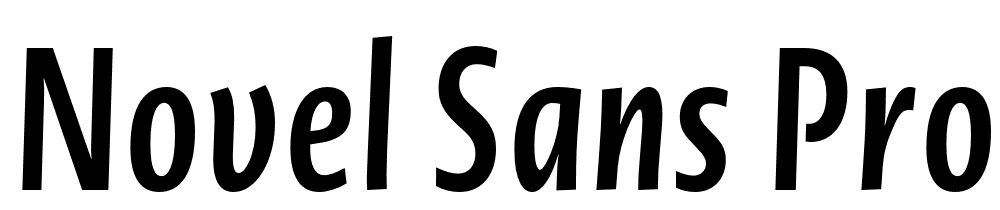Novel-Sans-Pro-XCmp-SemiBd-It font family download free