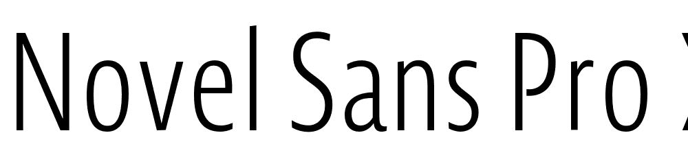 Novel-Sans-Pro-XCmp-XLight font family download free