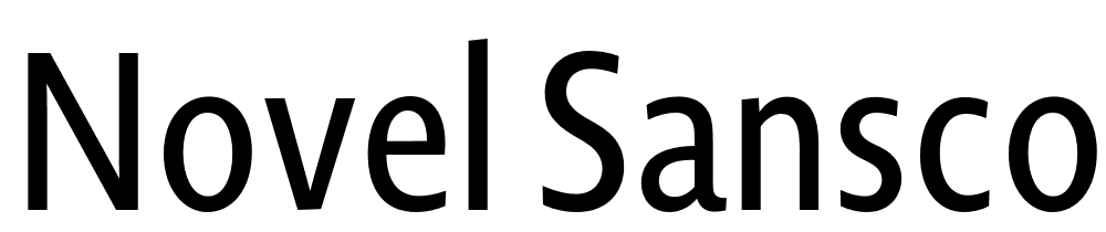 Novel-SansCond-Pro font family download free