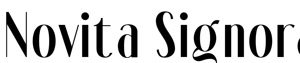 novita-signora font family download free