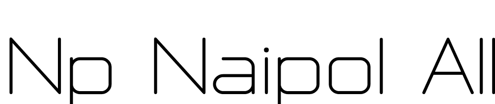 NP-Naipol-All-in-One font family download free