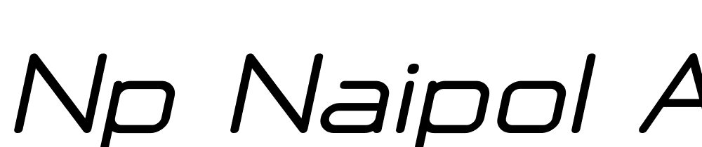 NP Naipol All in One font family download free