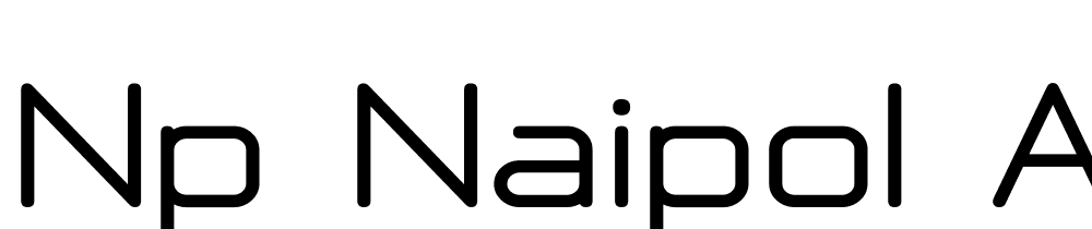 NP Naipol All in One font family download free