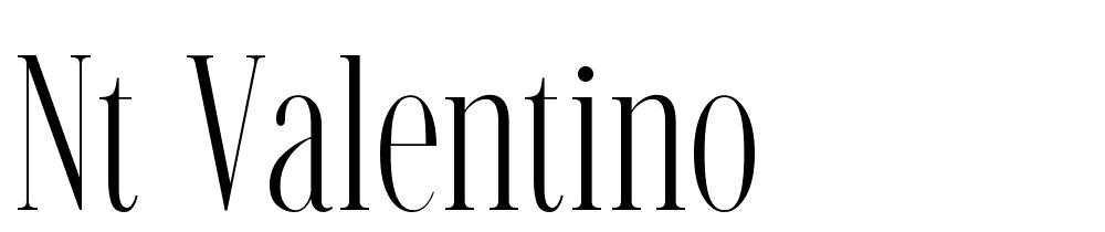 NT VALENTINO font family download free