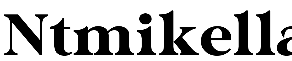 NTMikellaDEMO-Bold font family download free