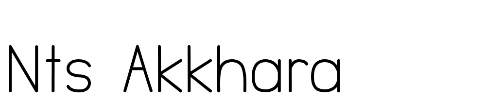NTS-Akkhara font family download free