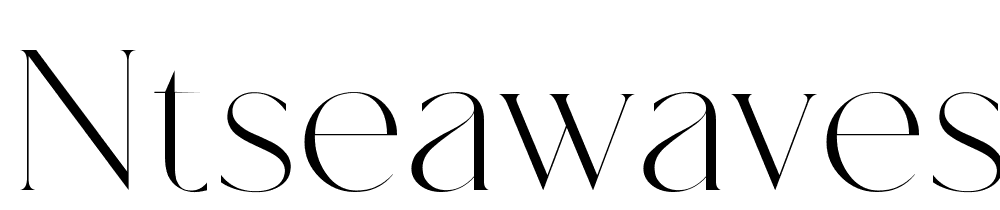 NTSEAWAVEstandart font family download free