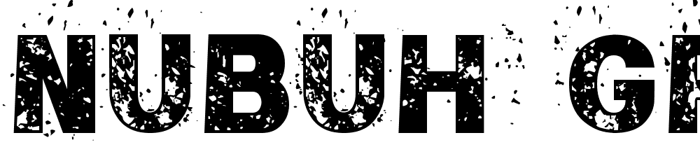 Nubuh-Grunge font family download free