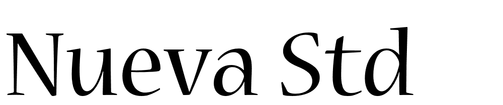 Nueva-Std font family download free