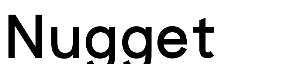 nugget font family download free