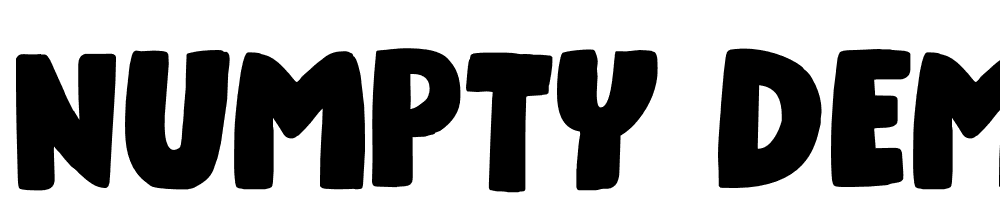 Numpty-DEMO-Regular font family download free