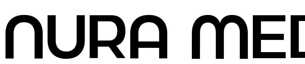 Nura-Medium font family download free