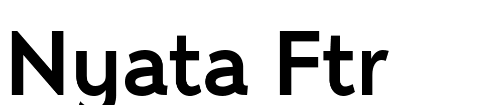 nyata-ftr font family download free