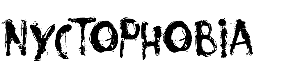 nyctophobia font family download free