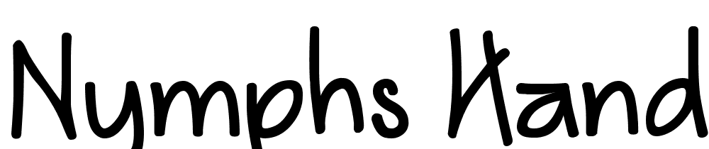 Nymphs-Handwriting font family download free