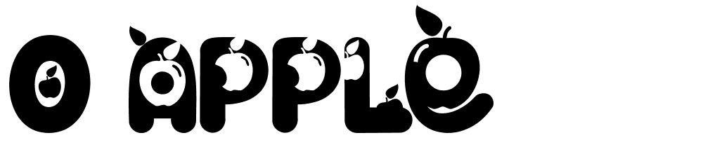 O-Apple font family download free