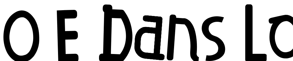 O E dans lO font family download free