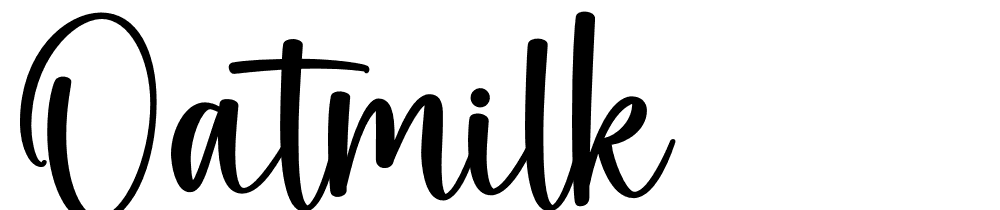 oatmilk font family download free