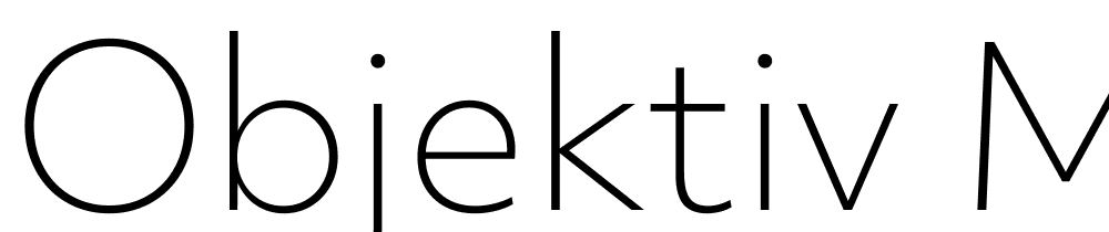 Objektiv-Mk2-Thin font family download free