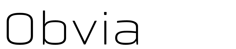 Obvia font family download free