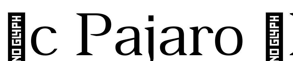 OC-Pajaro-Black font family download free