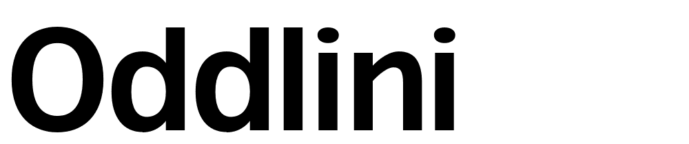 Oddlini font family download free