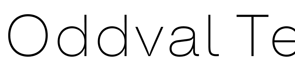 Oddval Text font family download free