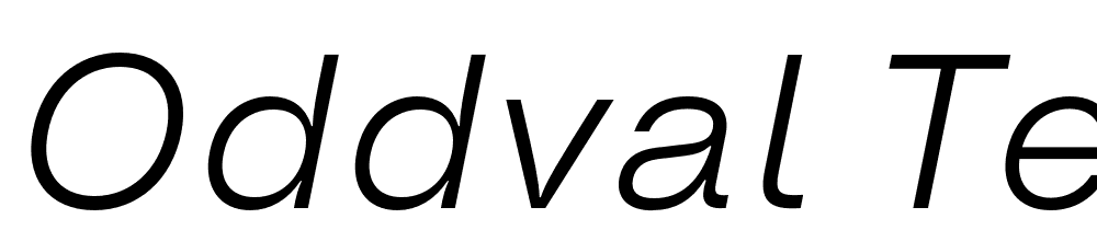 Oddval Text font family download free