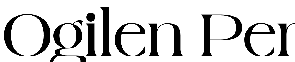 Ogilen Personal Use font family download free