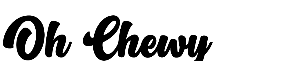 Oh Chewy font family download free