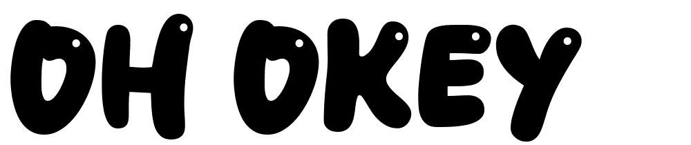 Oh-Okey font family download free