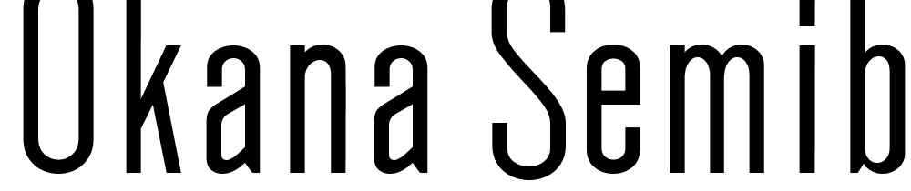 Okana-SemiBold font family download free