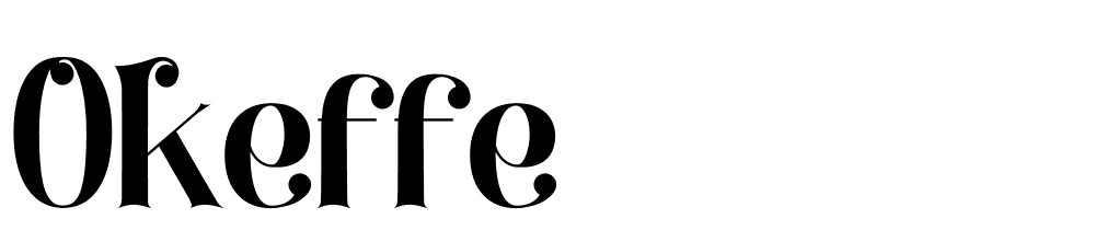 Okeffe font family download free