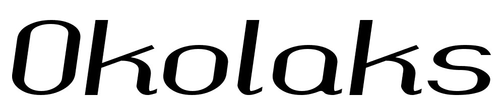 okolaks-Bold-Italic font family download free