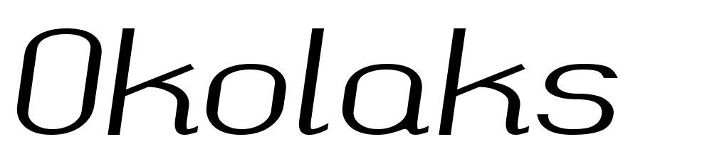 okolaks-Regular-Italic font family download free