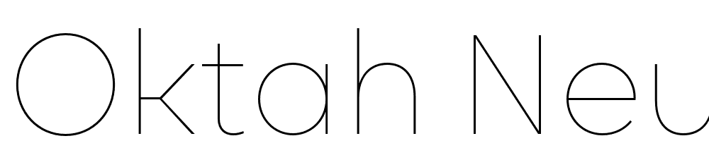 Oktah Neue font family download free