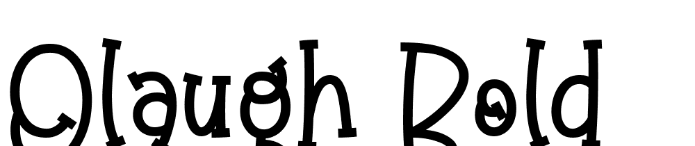 Olaugh-Bold font family download free