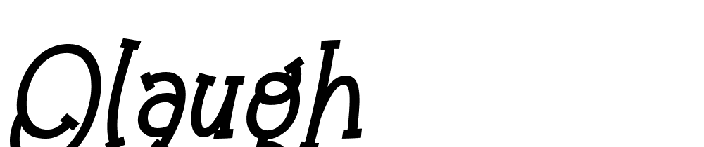 olaugh font family download free
