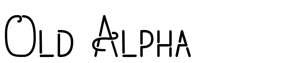 Old-Alpha font family download free