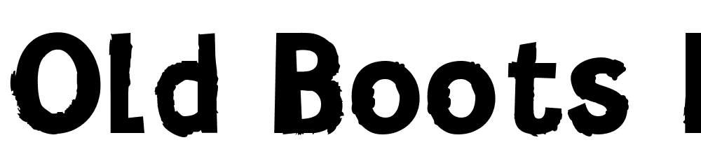 Old-Boots-Regular font family download free