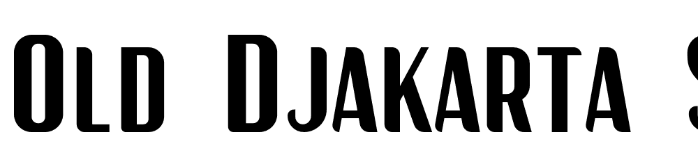 Old-Djakarta-Sans font family download free