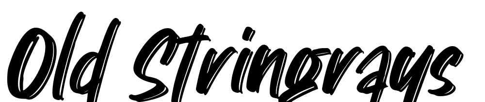 Old Stringrays font family download free