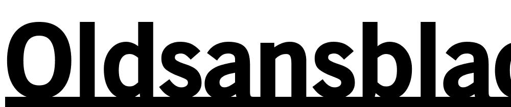 oldsansblack font family download free