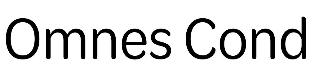 Omnes-Cond-Regular font family download free