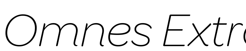 Omnes-ExtraLight-Italic font family download free