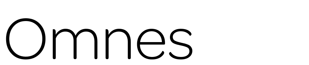 Omnes font family download free