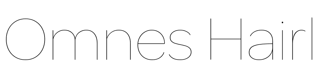 Omnes-Hairline font family download free