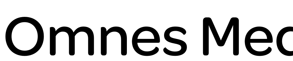 Omnes-Medium font family download free