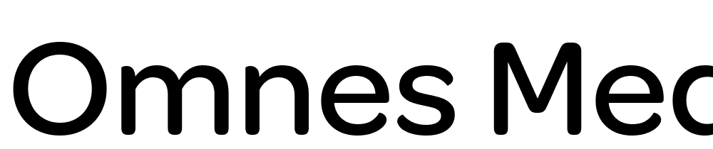 Omnes-Medium font family download free